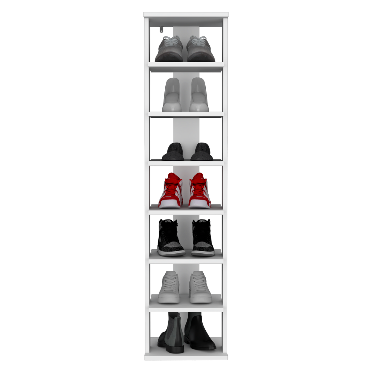 Zapatero Odesto Blanco 29.7x123.8cm de Siete Niveles - ZAPATEROS | Bylmo