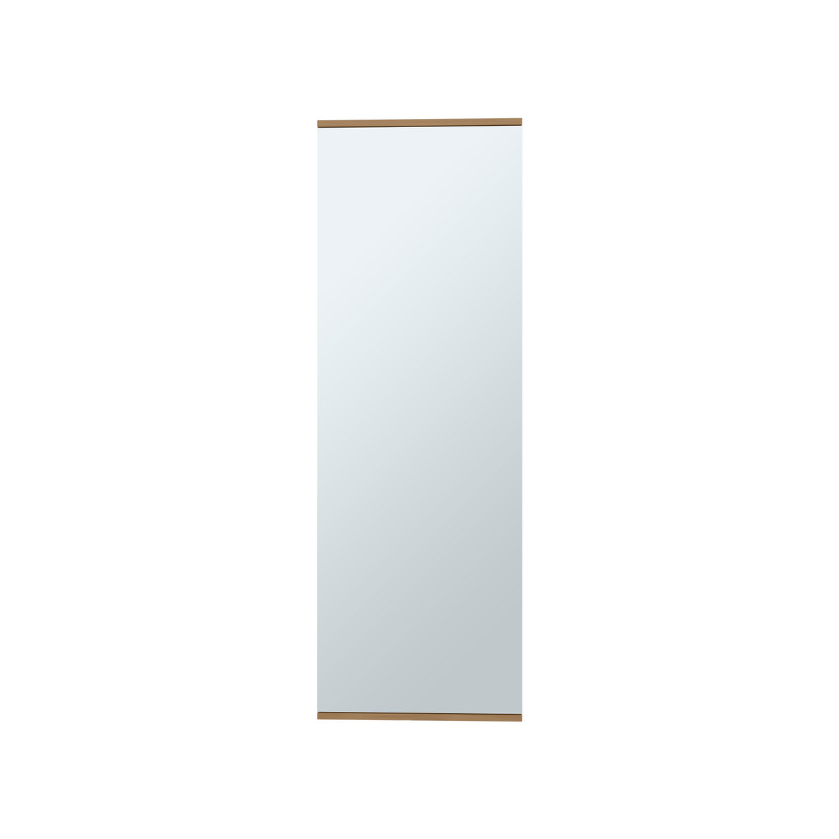 Zapatero de Pared Leto Fresno Europeo 47x138cm Flotante de Cinco Niveles con Espejo - ZAPATEROS | Bylmo