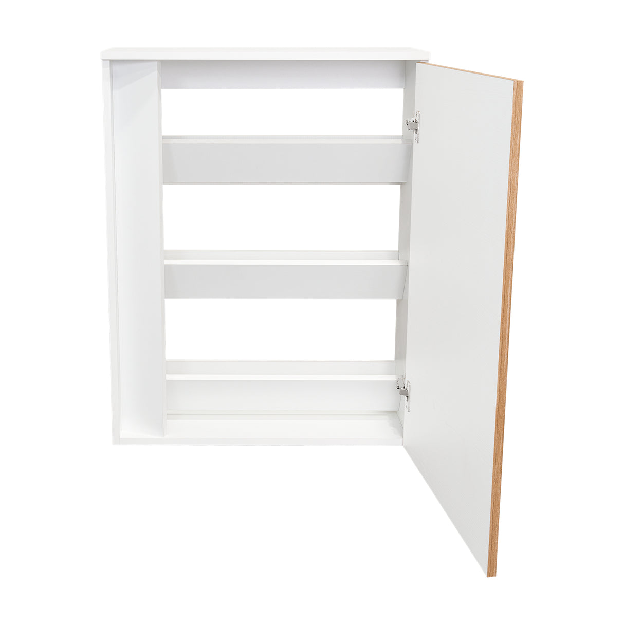 Zapatero Dassel Blanco Y Fresno Europeo 63.2x80.6cm de Tres Niveles - ZAPATEROS | Bylmo