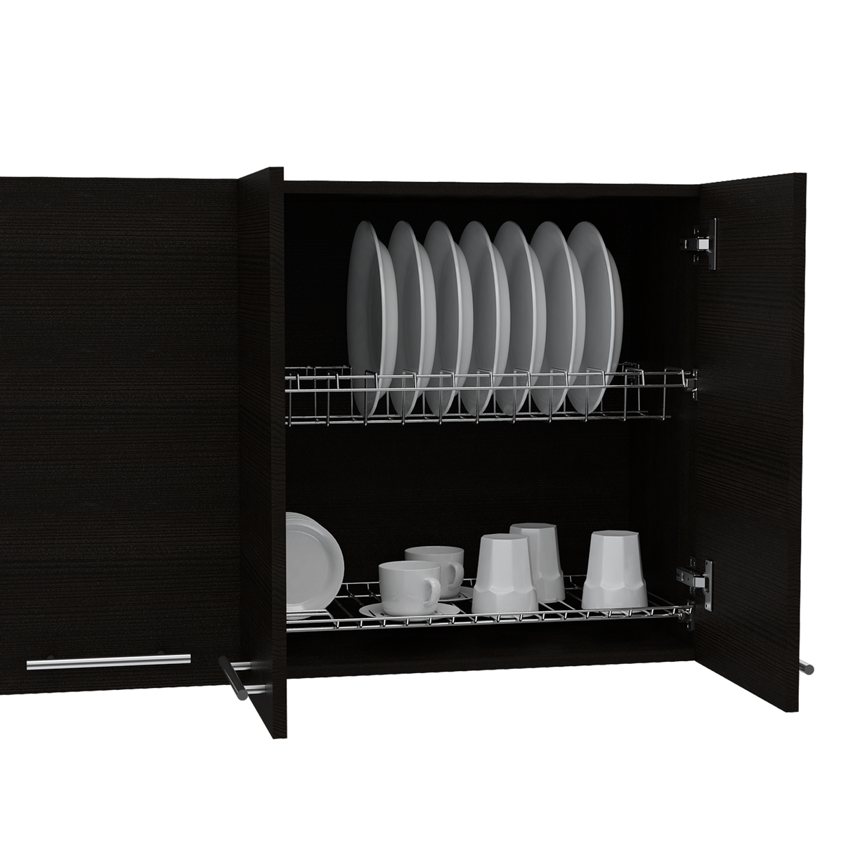 Mueble Superior de Cocina Wengue 120x60cm con Locero - MUEBLES SUPERIORES DE COCINA | Bylmo