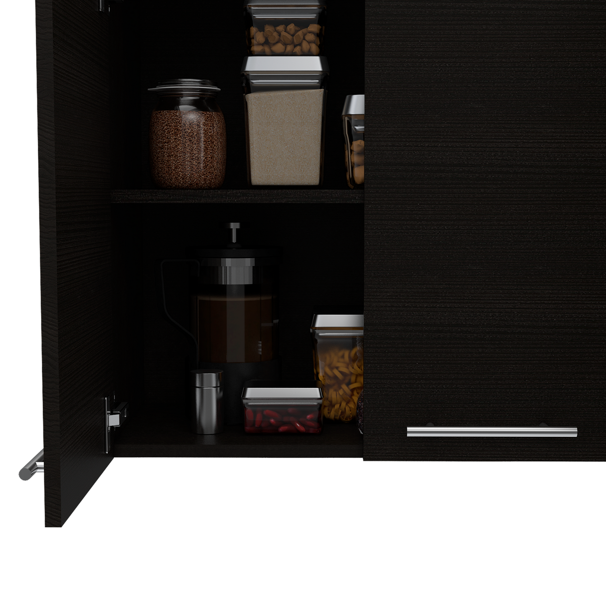 Mueble Superior de Cocina Wengue 120x60cm con Locero - MUEBLES SUPERIORES DE COCINA | Bylmo