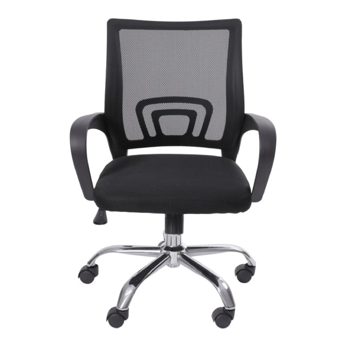 Silla de Oficina Tok Negro 57x52cm Reclinable y Giratoria con Ruedas - SILLAS DE OFICINA | Bylmo