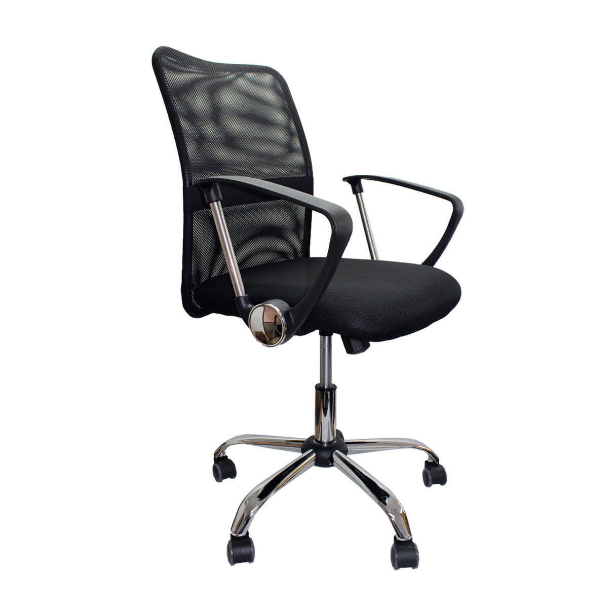 Silla de Oficina Toronto Negro 58x47cm Reclinable y Giratoria con Ruedas - SILLAS DE OFICINA | Bylmo