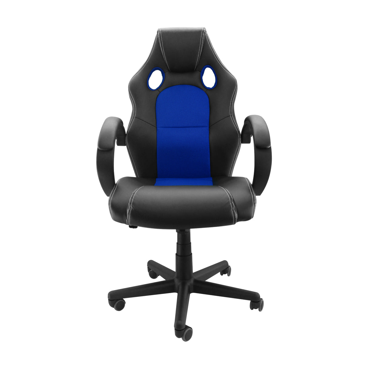 Silla Gamer Raptor Azul 60x51cm Reclinable y Giratoria con Ruedas - SILLAS DE OFICINA | Bylmo