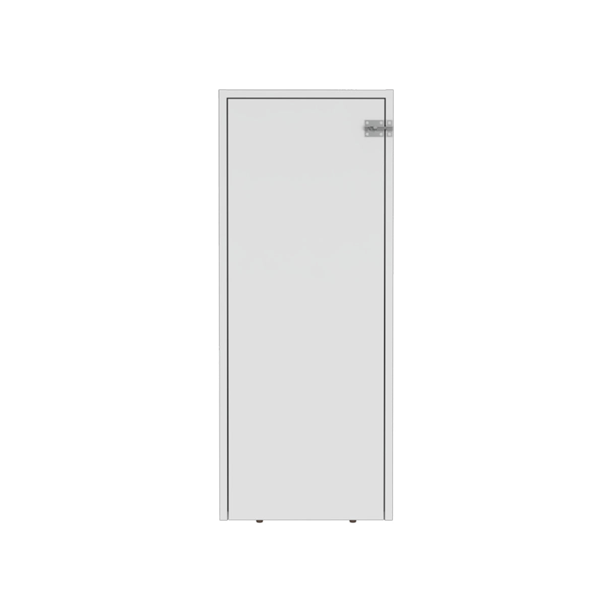 Mesa de Planchar Plegable Blanco 34.9x86.8cm Con Espacio para Productos de Aseo y con Cerradura - MUEBLES DE ASEO Y ROPAS | Bylmo