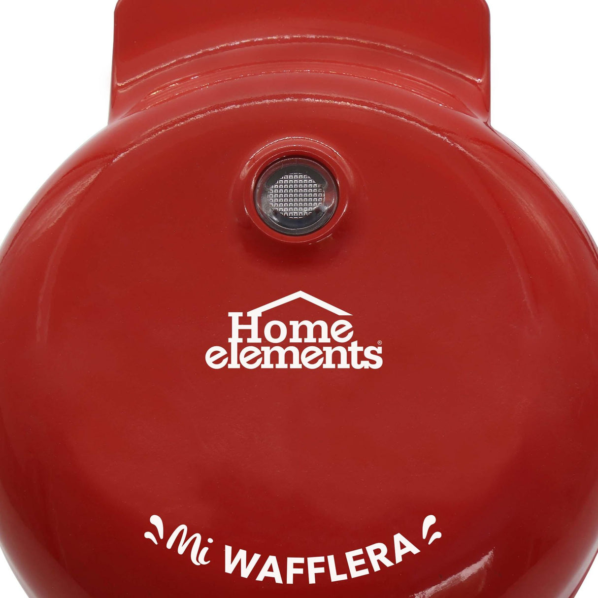 Waflera Rojo y Negro 12.5x9.5cm de Un Puesto con Luz Indicadora - SANDUCHERAS Y WAFLERAS | Bylmo