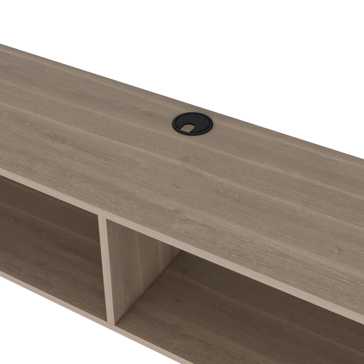 Rack de TV Flotante Bardolino 150x27cm para TV Hasta 65 Pulgadas con Dos Compartimientos y con Ranuras para Cables - MUEBLES DE TV | Bylmo