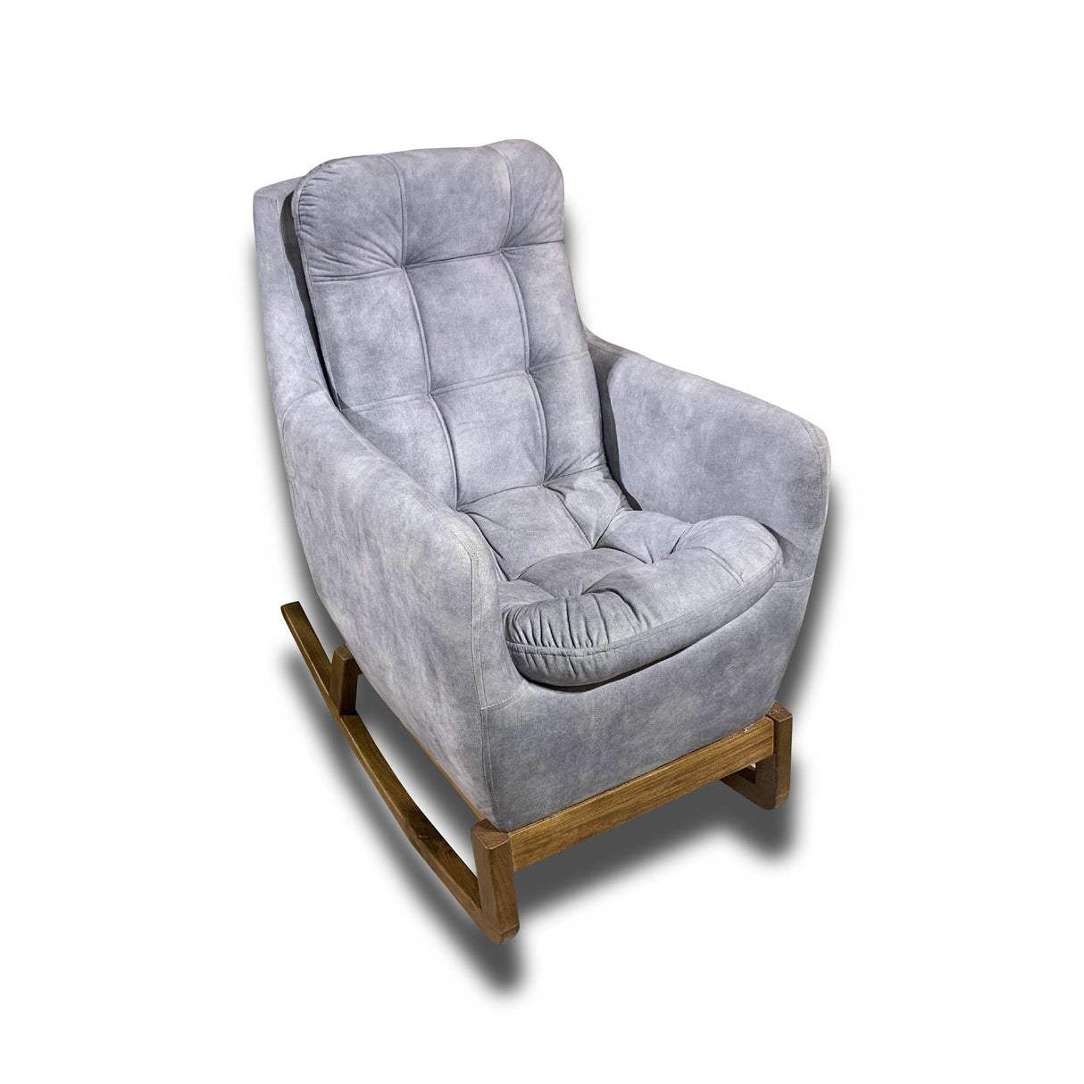 Poltrona Mecedora Paris Gris 68x102cm de Un Puesto - SOFAS Y POLTRONAS | Bylmo