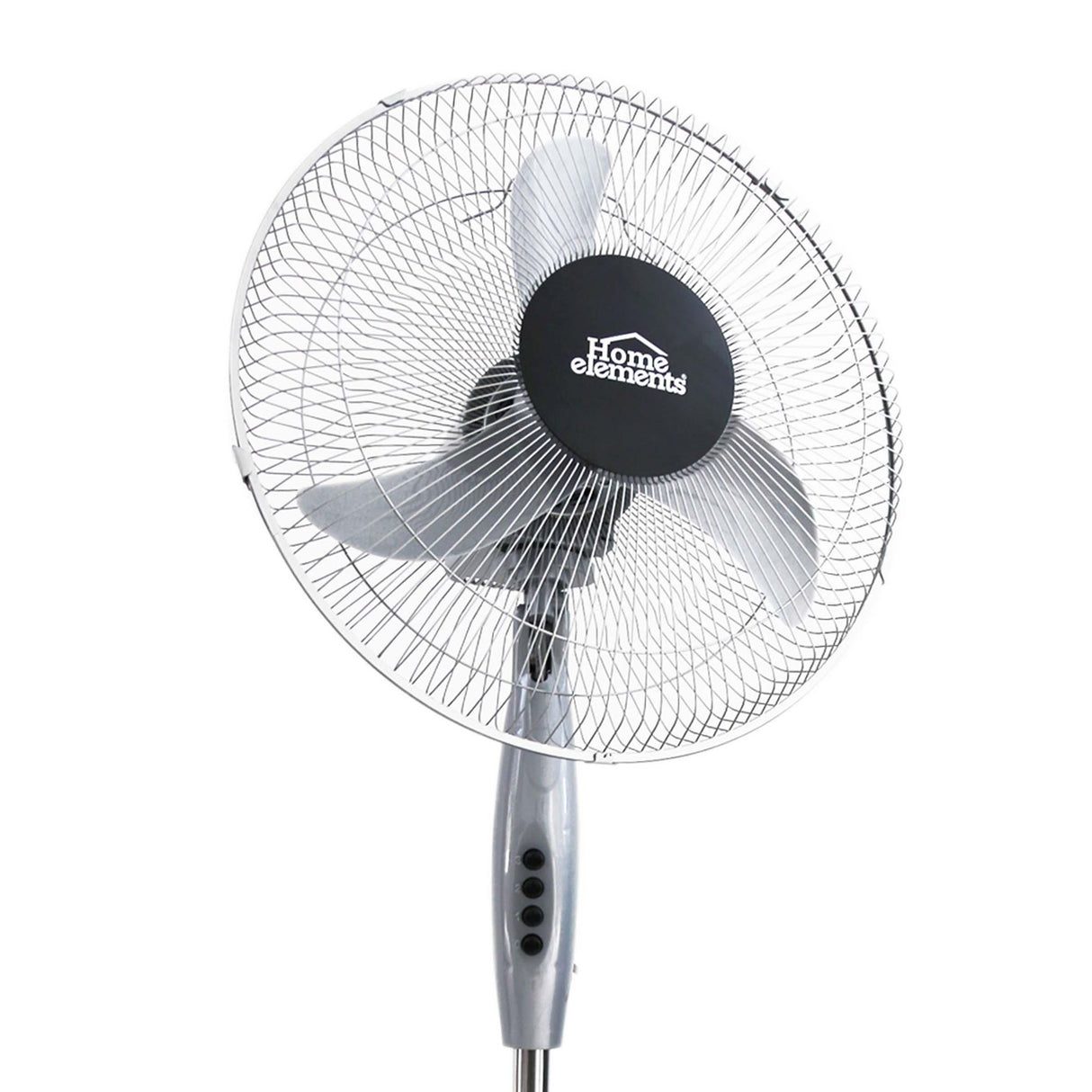 Ventilador de Piso Gris y Negro 50x130cm de Tres Velocidades con Oscilación - VENTILADORES | Bylmo