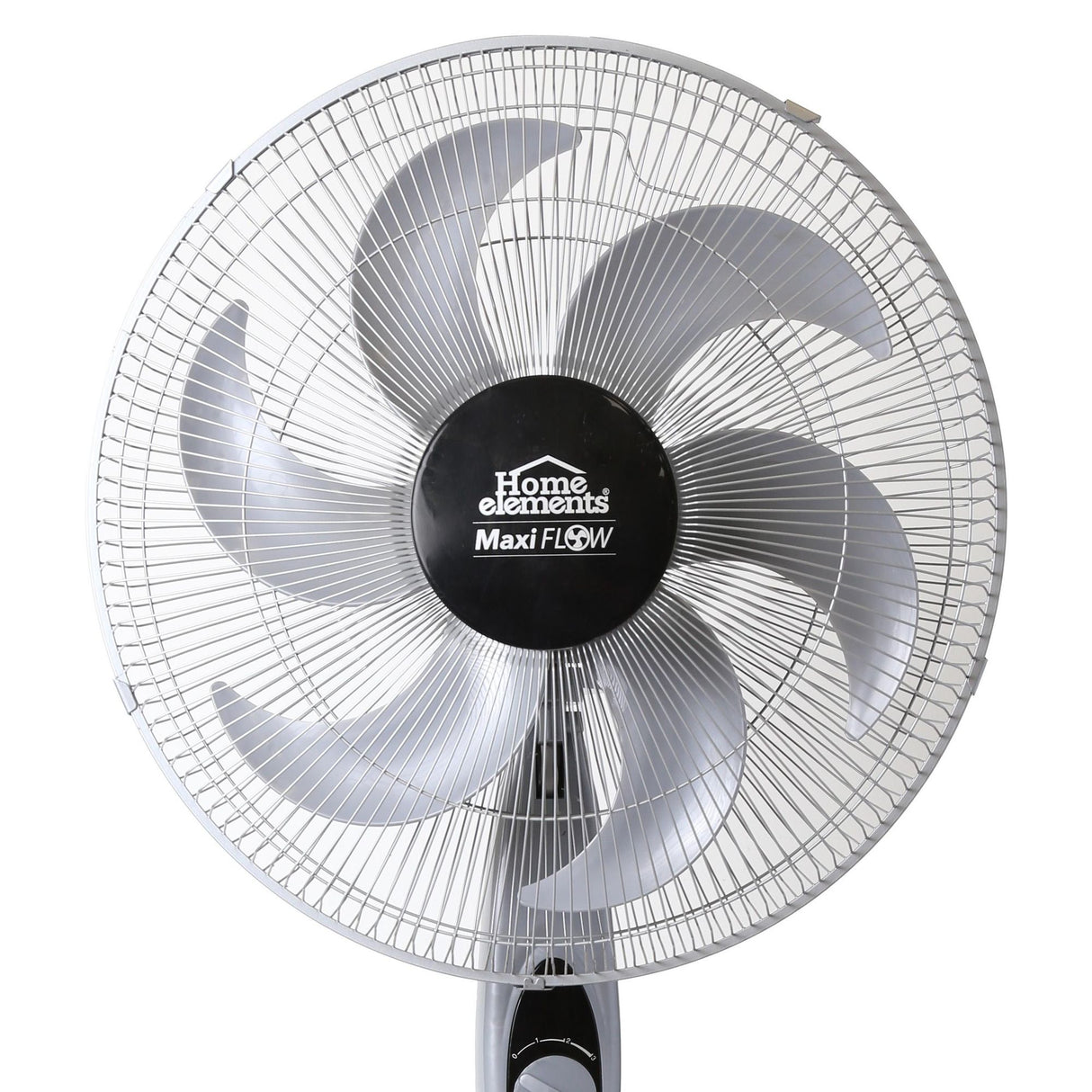 Ventilador de Piso MaxiFlow Elite Gris 49x130cm de Tres Velocidades con Oscilación - VENTILADORES | Bylmo