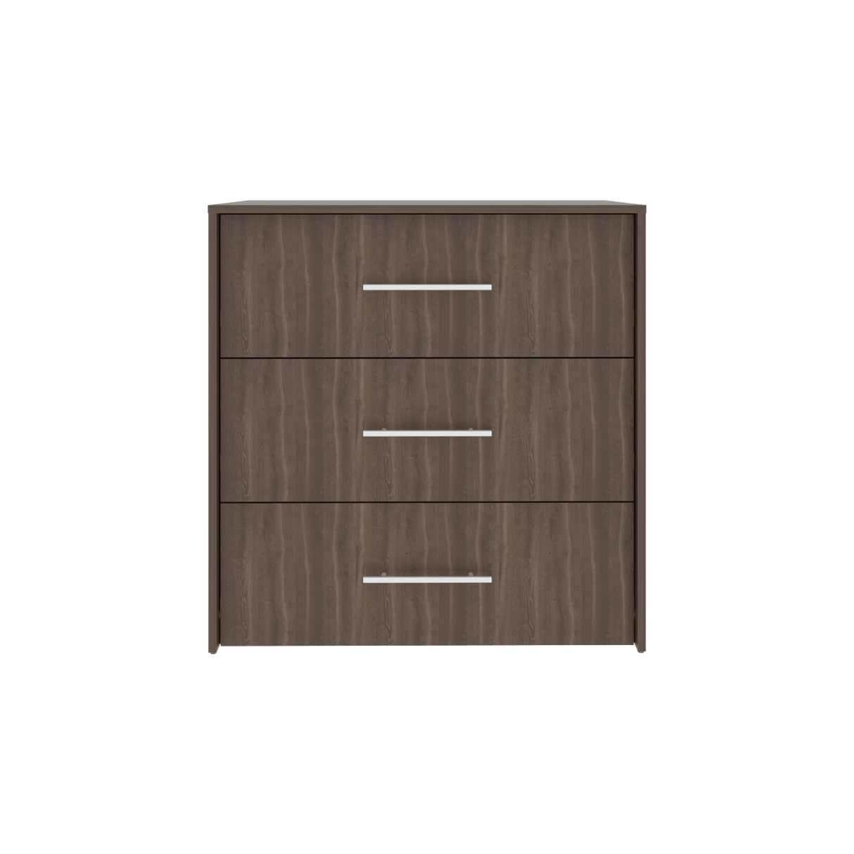Cajonera Bigaf Milan y Wengue 80x82.1cm De Tres Hileras con Tres Cajones - CAJONERAS Y COMODAS | Bylmo