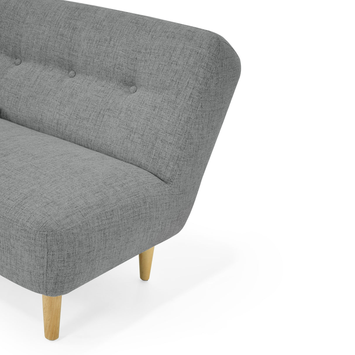 Sofá Baltimore Gris 122x81cm de Dos Puestos - SOFAS Y POLTRONAS | Bylmo