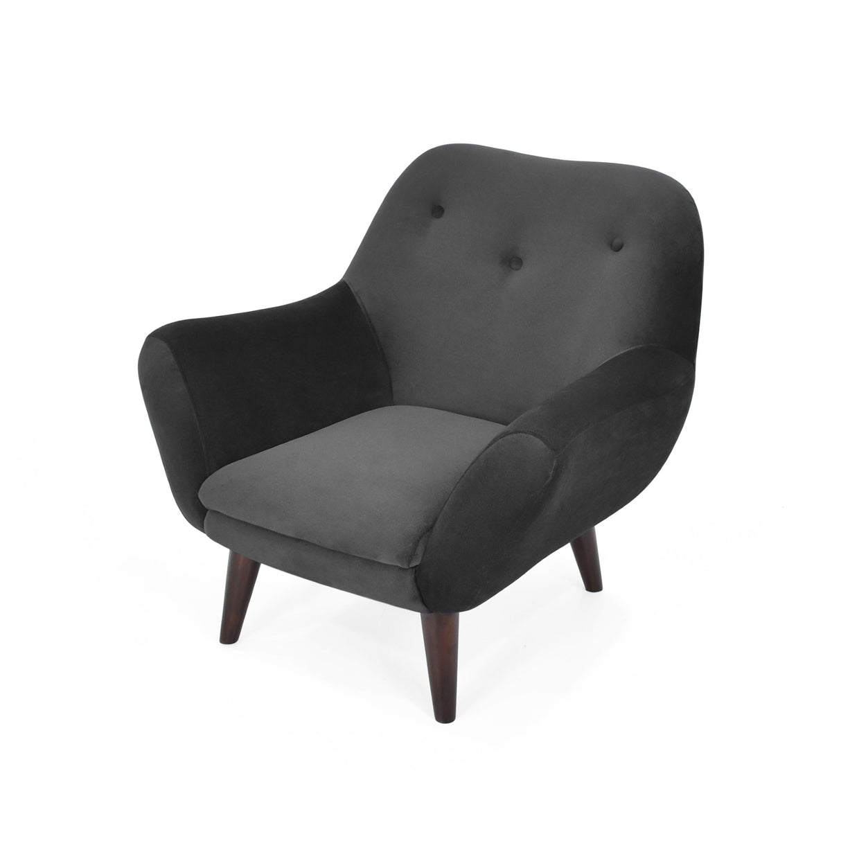 Poltrona Lincoln Gris 86x80cm de Un Puesto con Apoya Brazos Resistente a Rasguños - SOFAS Y POLTRONAS | Bylmo