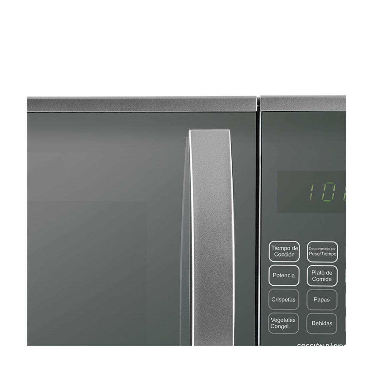 Horno Microondas Gris 48.5x29.3cm Para 25 Litros con Siete Funciones - HORNOS MICROONDAS | Bylmo