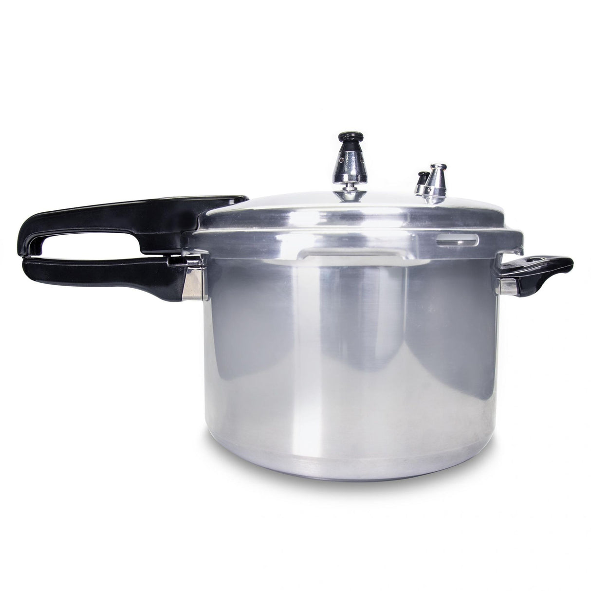 Olla de Presión Plateado y Negro 29x24cm De 9 Litros Apta para Inducción con Mango de Baquelita - OLLAS Y SARTENES | Bylmo