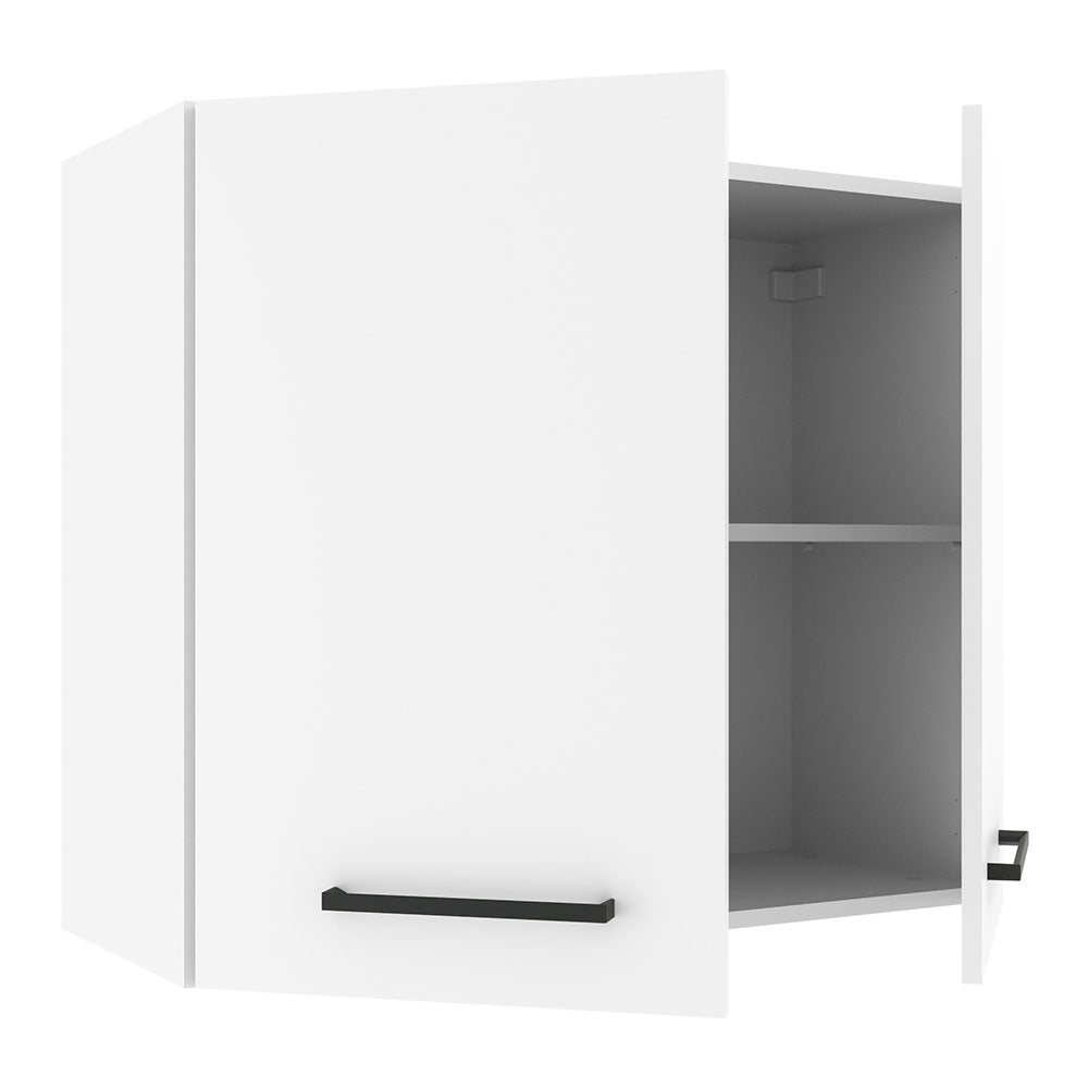 Mueble Superior de Cocina Agata Blanco 70x66cm con Dos Entrepaños y Dos Puertas - MUEBLES SUPERIORES DE COCINA | Bylmo