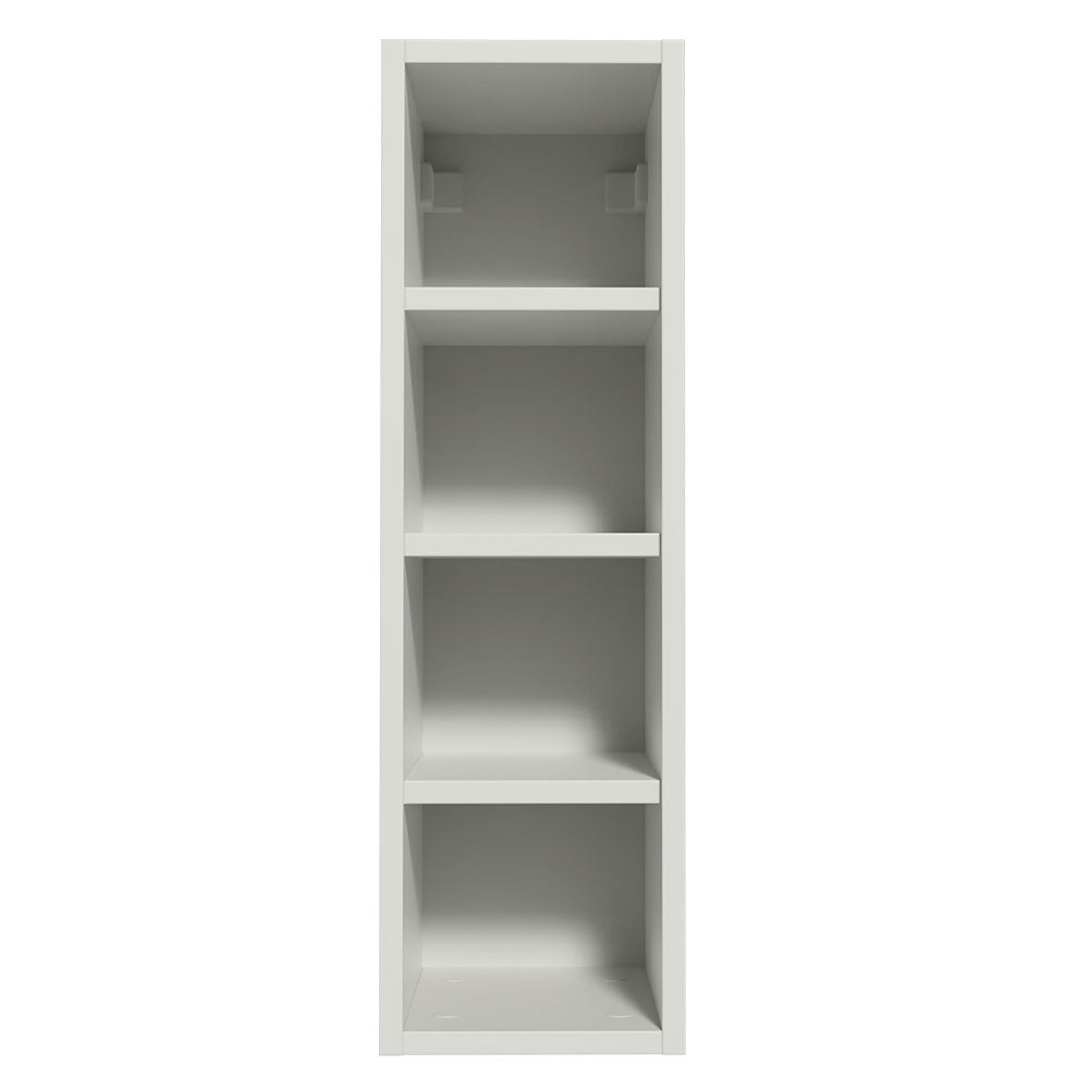 Gabinete de Cocina Glamy Blanco 20x66cm Flotante sin Puertas - ALACENAS Y MUEBLES MICROONDAS | Bylmo