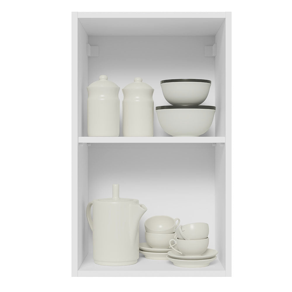 Gabinete de Cocina Glamy Blanco 40x66cm Flotante con Una Puerta - ALACENAS Y MUEBLES MICROONDAS | Bylmo
