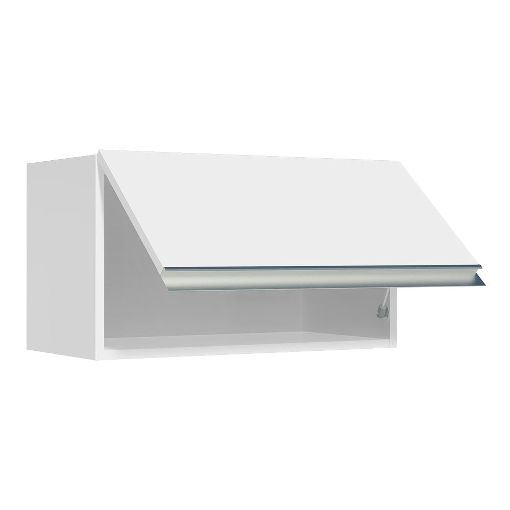 Gabinete de Cocina Glamy Blanco 60x33cm Flotante con Una Puerta - ALACENAS Y MUEBLES MICROONDAS | Bylmo