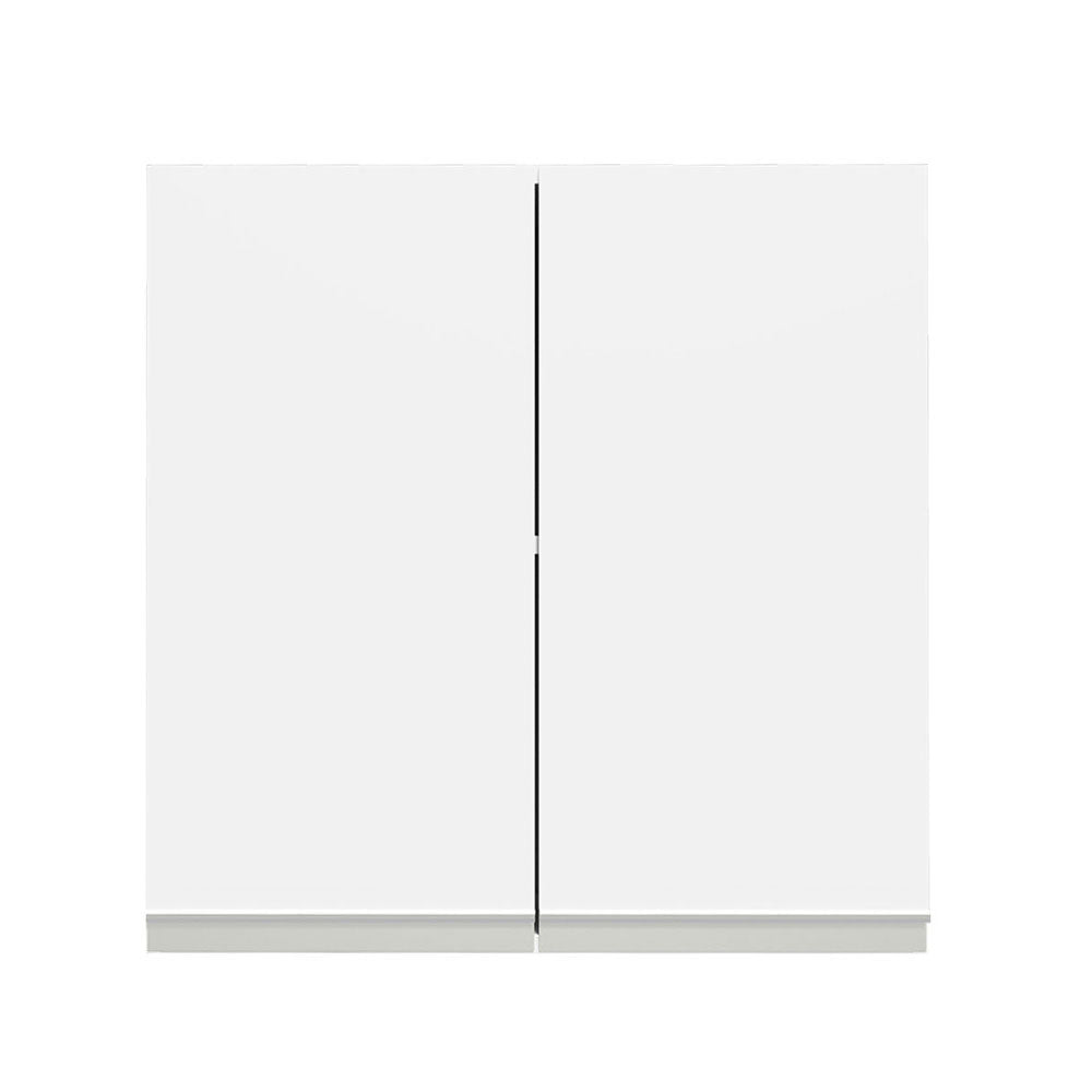Gabinete de Cocina Glamy Blanco 70x66cm Flotante con Dos Puertas - ALACENAS Y MUEBLES MICROONDAS | Bylmo