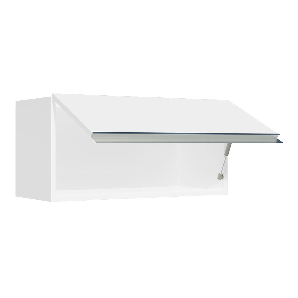 Gabinete de Cocina Glamy Blanco 70x33cm Flotante con Una Puerta - ALACENAS Y MUEBLES MICROONDAS | Bylmo
