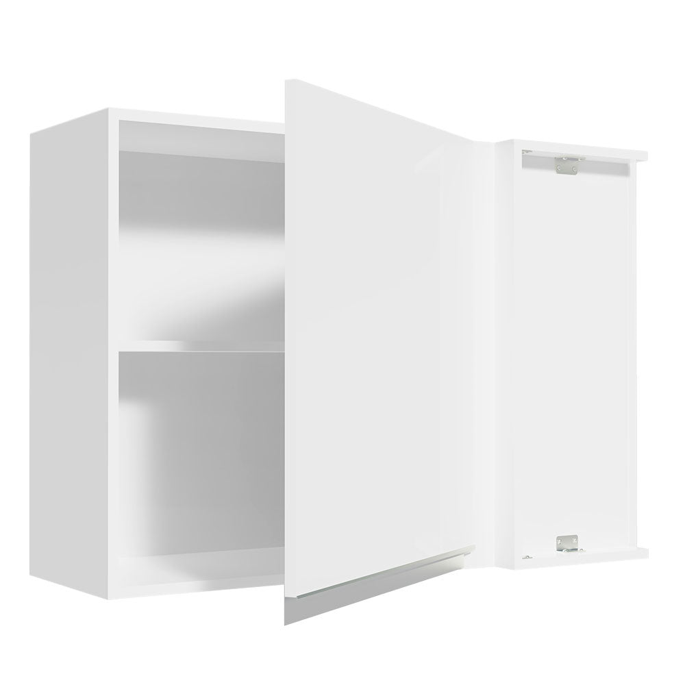 Gabinete de Cocina Glamy Blanco 94x66cm Flotante con Una Puerta - ALACENAS Y MUEBLES MICROONDAS | Bylmo