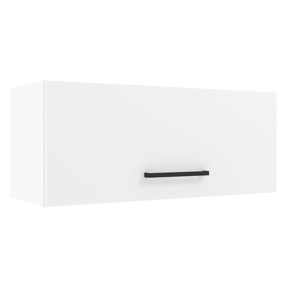 Gabinete de Cocina Agata Blanco 80x33cm Flotante con Dos Puertas - ALACENAS Y MUEBLES MICROONDAS | Bylmo