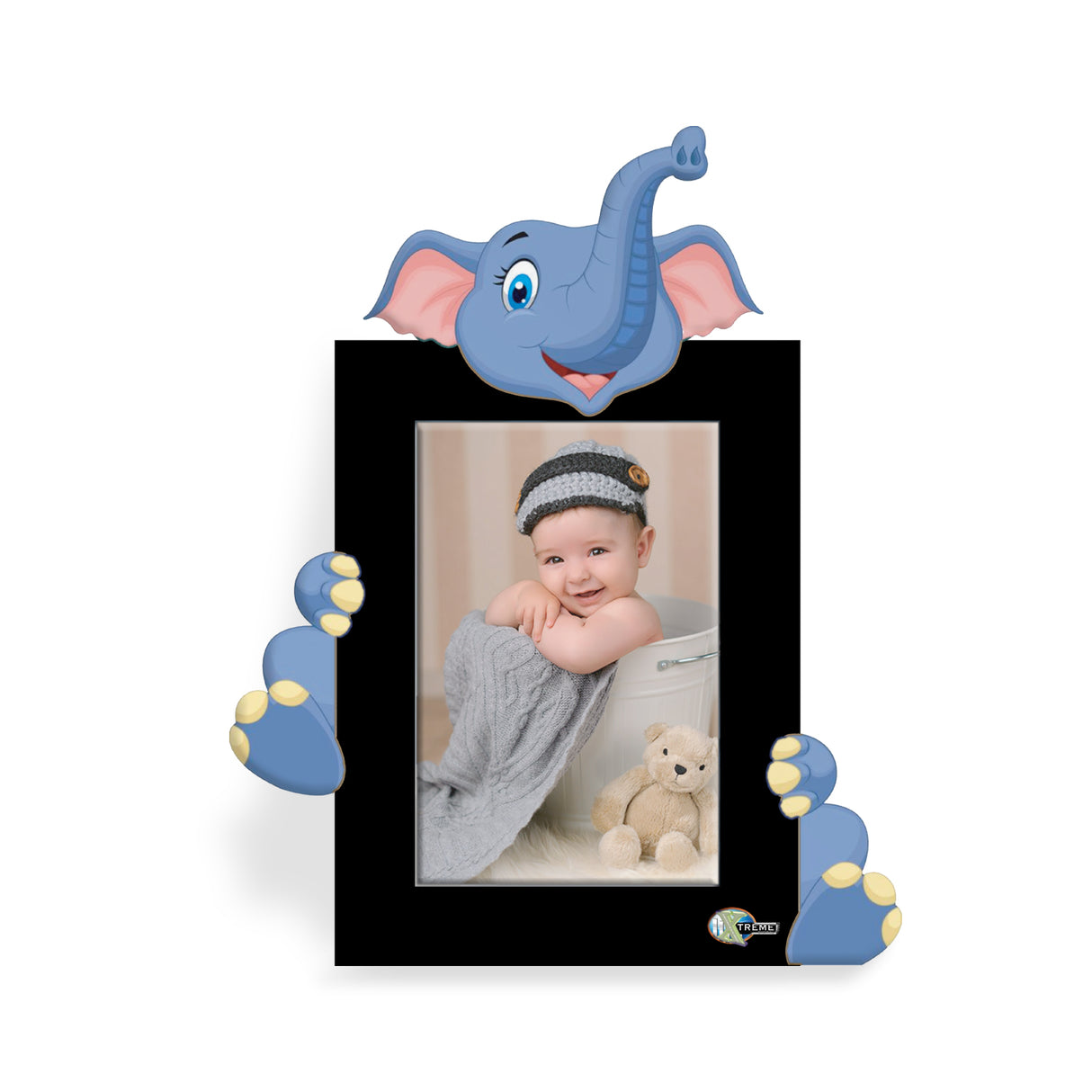 Portarretrato Kids Negro 21x26cm sin Marco y con Vidrio Protector - PORTARRETRATOS | Bylmo