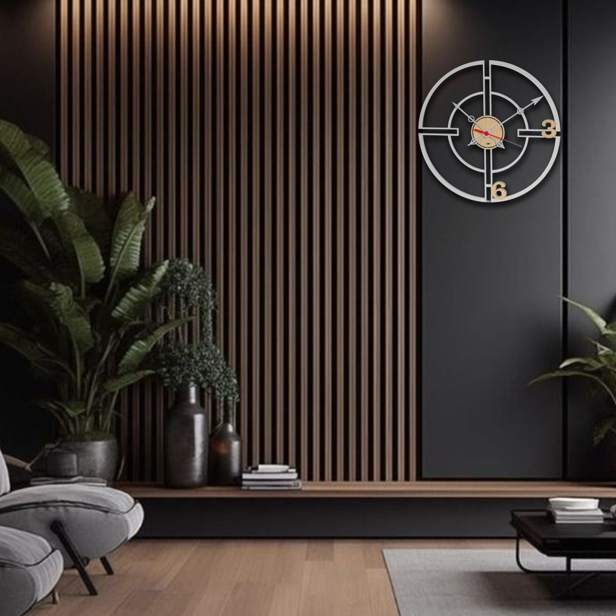 Set X 2 Relojes de Pared Frugal Blanco 31x31cm Circular Analogo de Baterias - RELOJES | Bylmo