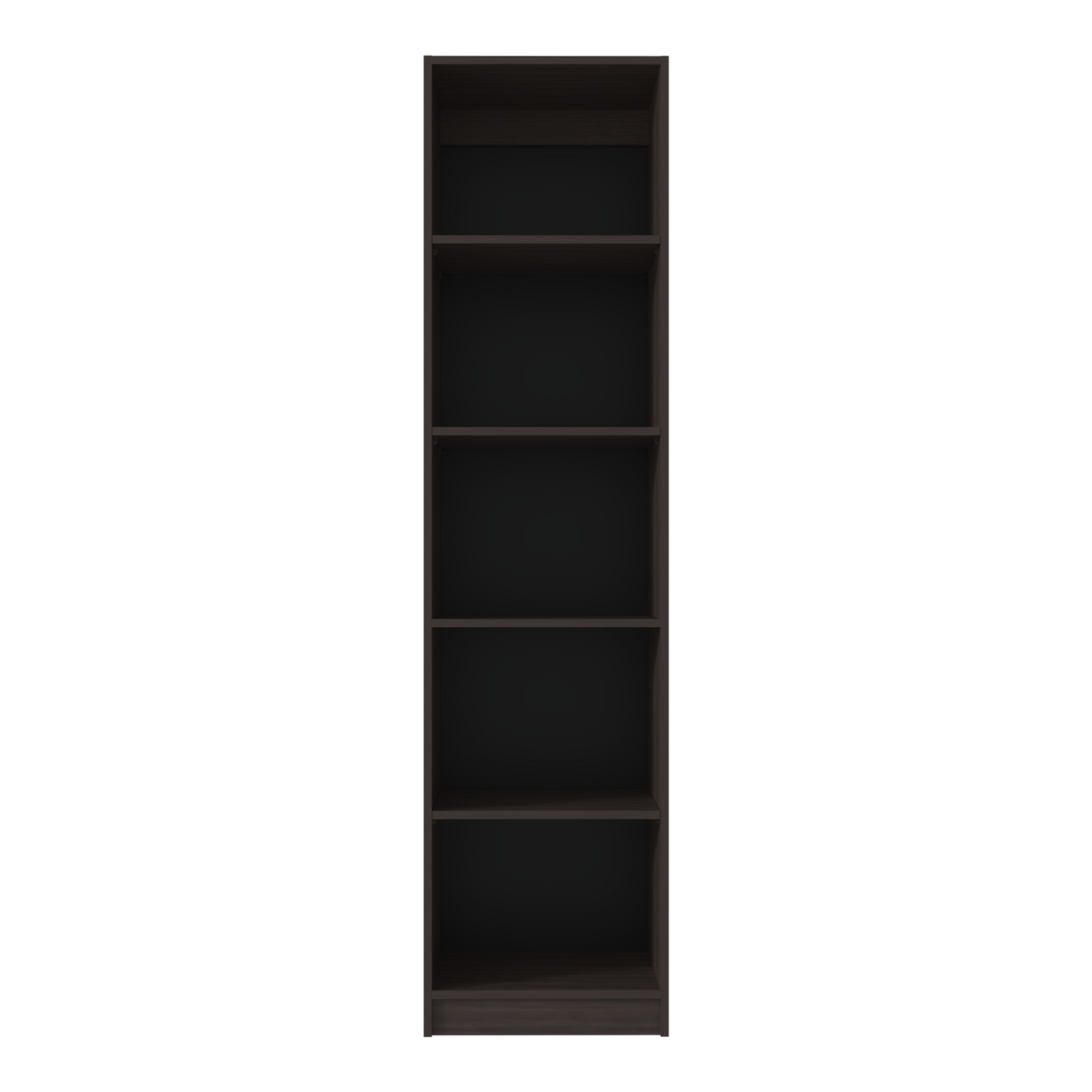 Estantería Home Nogal 45x180.6cm Rectangular con Cuatro Entrepaños - BIBLIOTECAS Y ESTANTERIAS | Bylmo