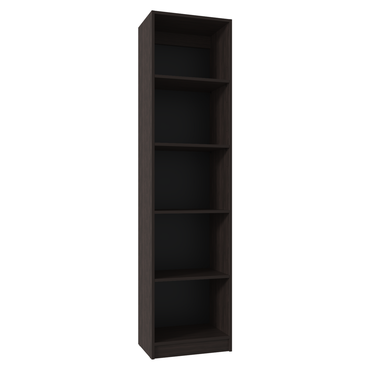 Estantería Home Nogal 45x180.6cm Rectangular con Cuatro Entrepaños - BIBLIOTECAS Y ESTANTERIAS | Bylmo