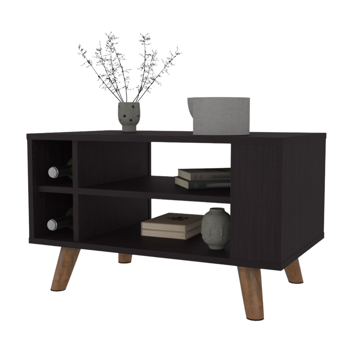 Mesa de Centro Lane Wengue 66.3x40cm Rectangular con Compartimientos - MESAS DE CENTRO | Bylmo