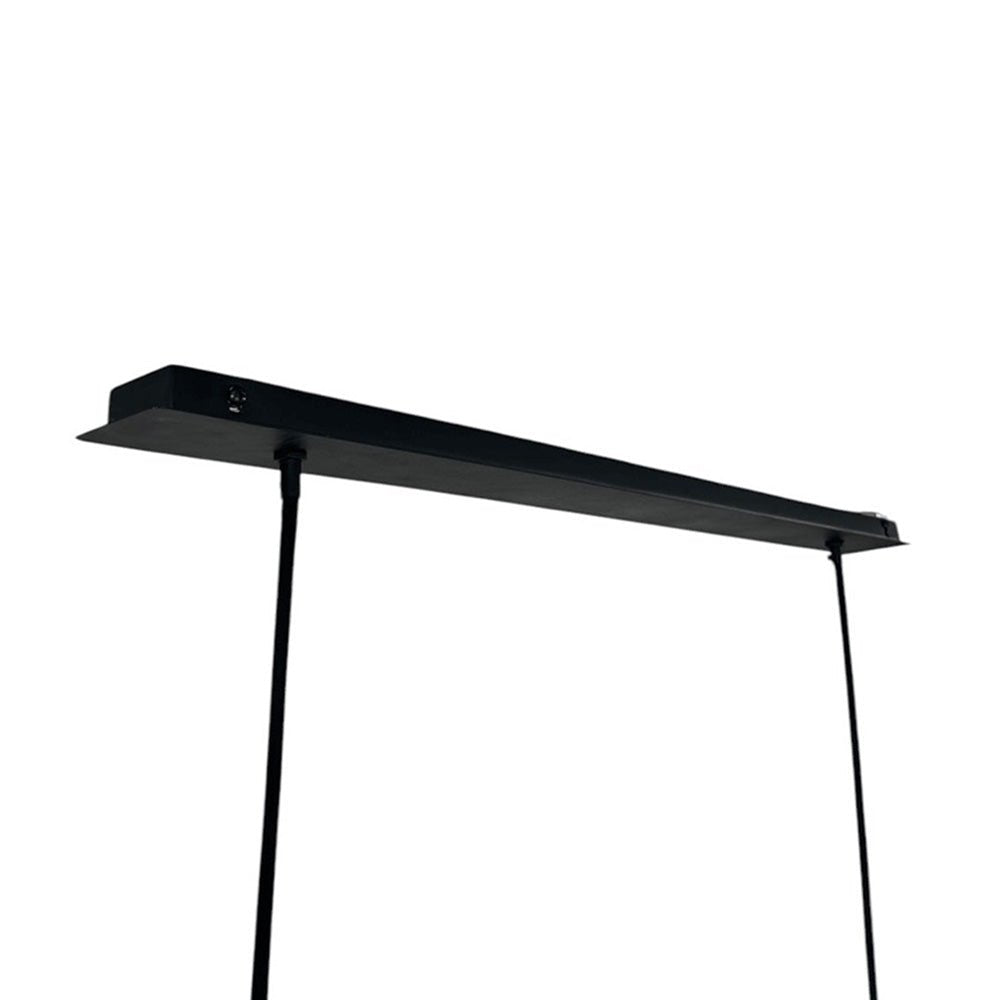 Lámpara de Techo Colgante y Ajustable Kotka Negro y Dorado 50x230cm de 5 Luces - LAMPARAS DE TECHO | Bylmo