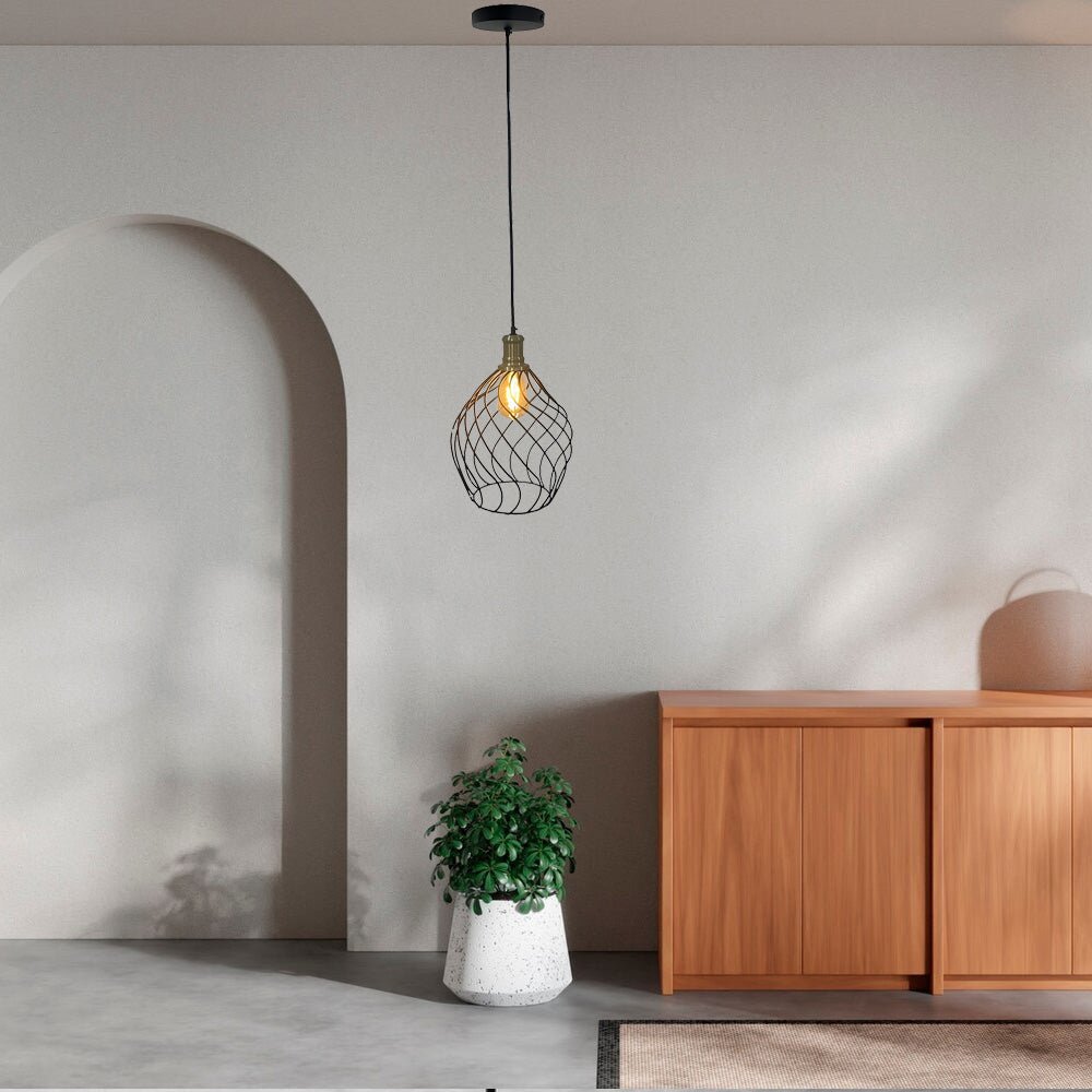 Lámpara de Techo Led Negro 23x33cm Ajustable de Una Luz - LAMPARAS DE TECHO | Bylmo