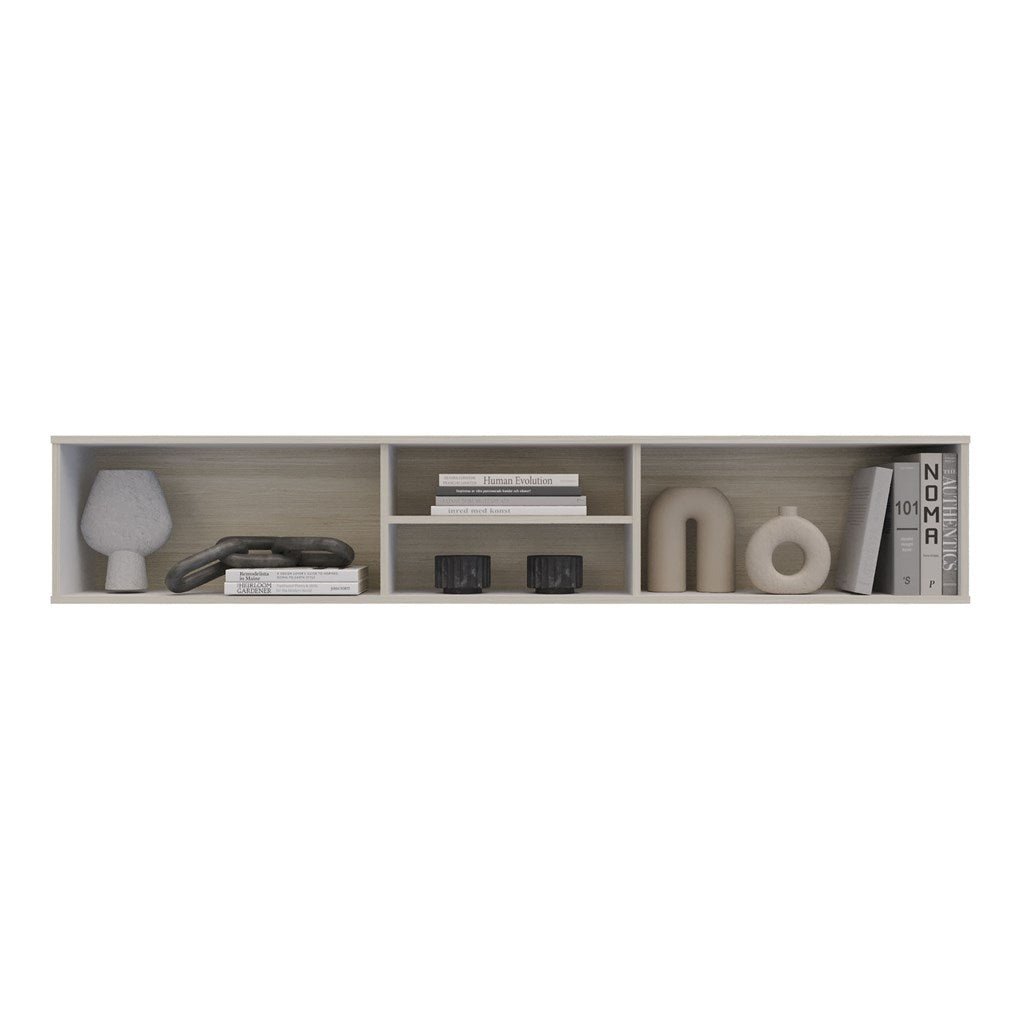 Repisa para TV Flotante Sali Niebla 180x32cm para TV Hasta 60 Pulgadas sin Cajones - MUEBLES DE TV | Bylmo
