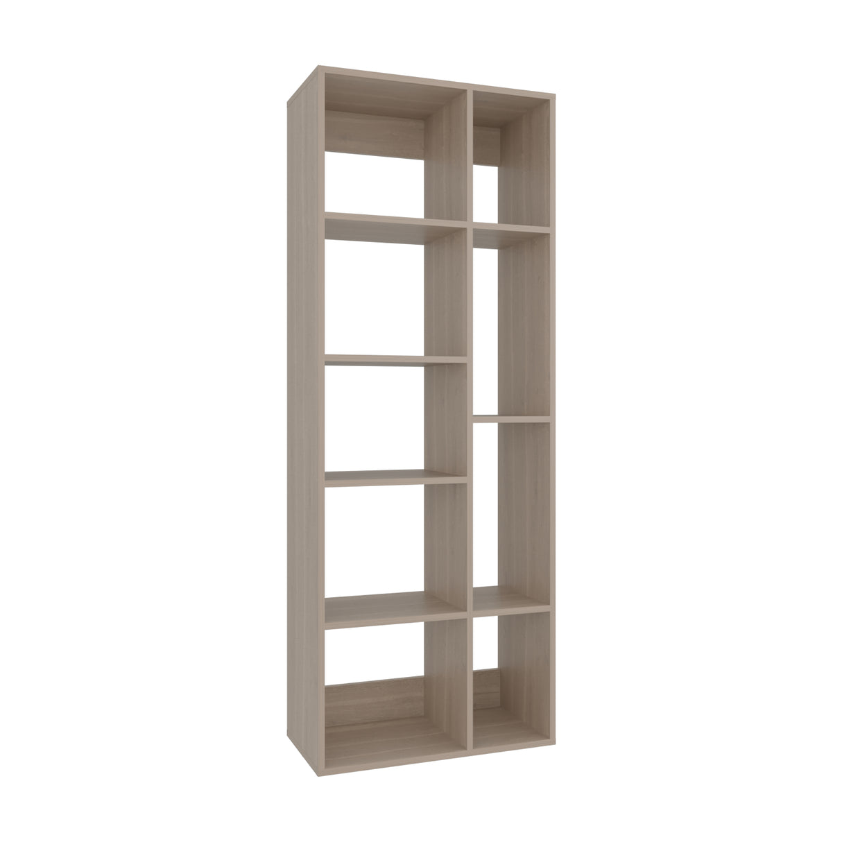 Biblioteca Rookie Bardolino 60x160cm Rectangular con Siete Entrepaños - BIBLIOTECAS Y ESTANTERIAS | Bylmo