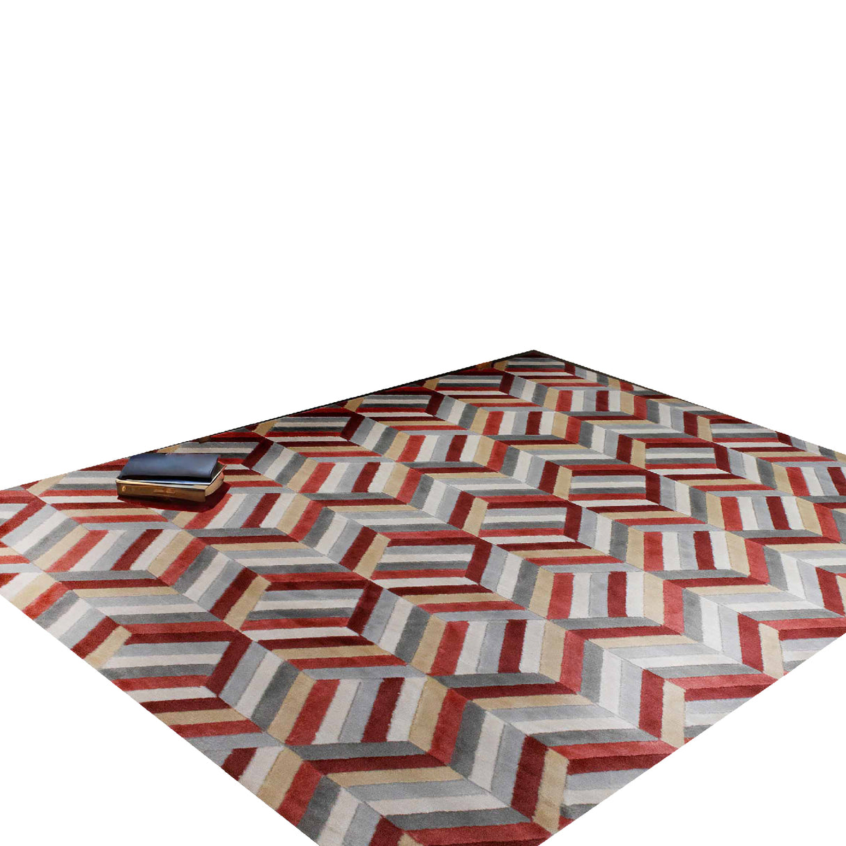 Tapete de Sala Lineas Entrelazadas Gris 120x170cm Clásico Rectangular Suave - TAPETES Y ALFOMBRAS | Bylmo