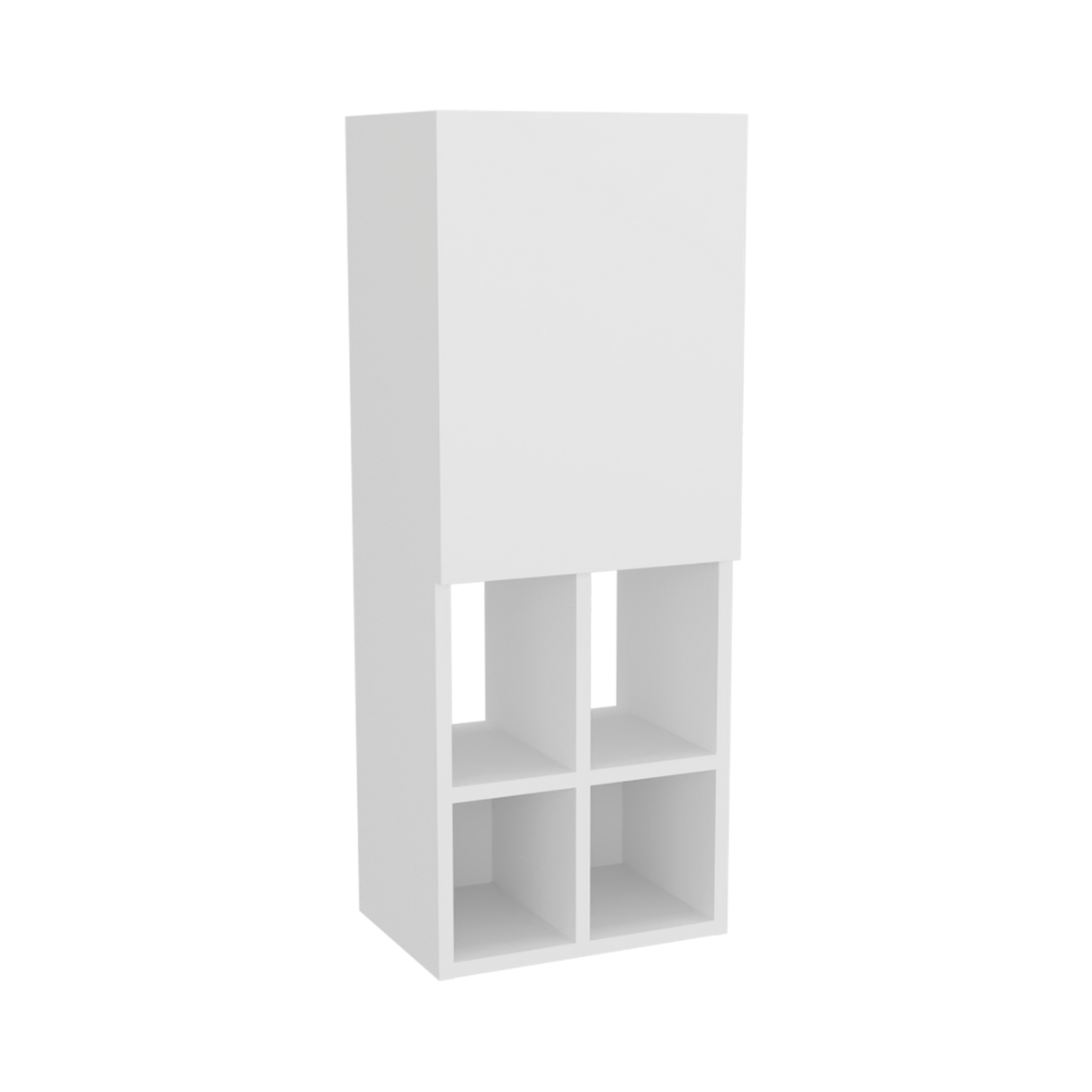 Gabinete de Baño Niwot Blanco 31x80.1cm sin Espejo y con Seis Entrepaños - GABINETES DE BANHO | Bylmo