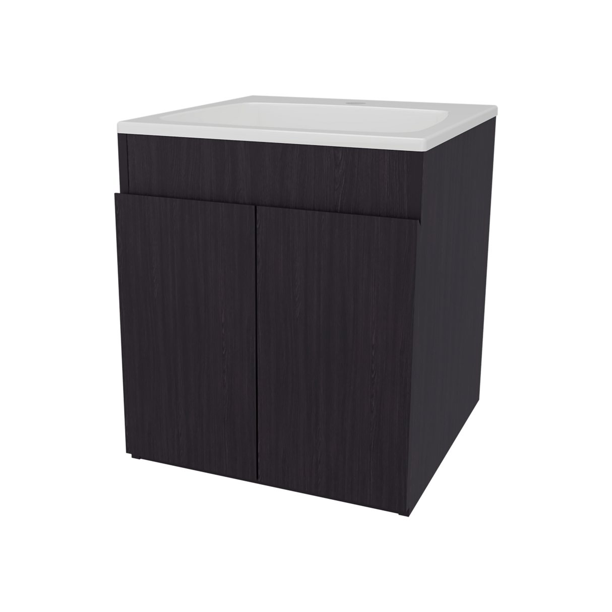 Mueble para Lavamanos Meka Wengue 45.1x53cm Individual Flotante con Lavamanos Integrado y sin Cajones - MUEBLES PARA LAVAMANOS | Bylmo