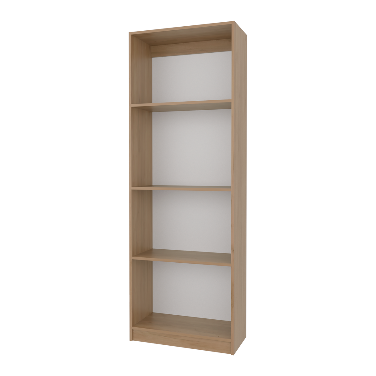 Biblioteca Home Fresno 62.8x180.6cm Rectangular con Cuatro Compartimientos - BIBLIOTECAS Y ESTANTERIAS | Bylmo