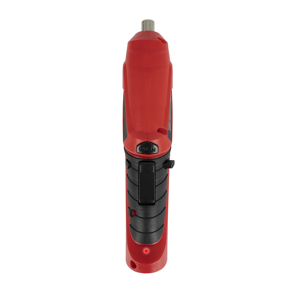 Destornillador Eléctrico Kalley Rojo y Negro 4.49x6.45cm De Bateria Recargable con Conexión USB Tipo C
