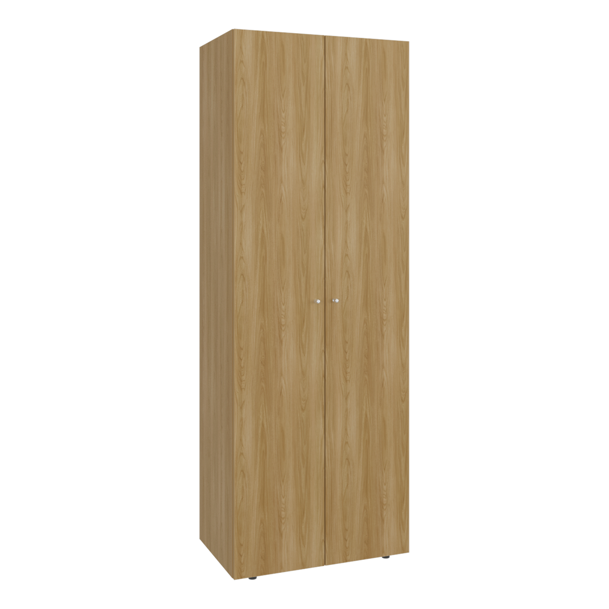 Closet Tuhogar Fresno y Blanco 60x170cm con Tres Compartimientos y con Dos Puertas - CLOSETS | Bylmo