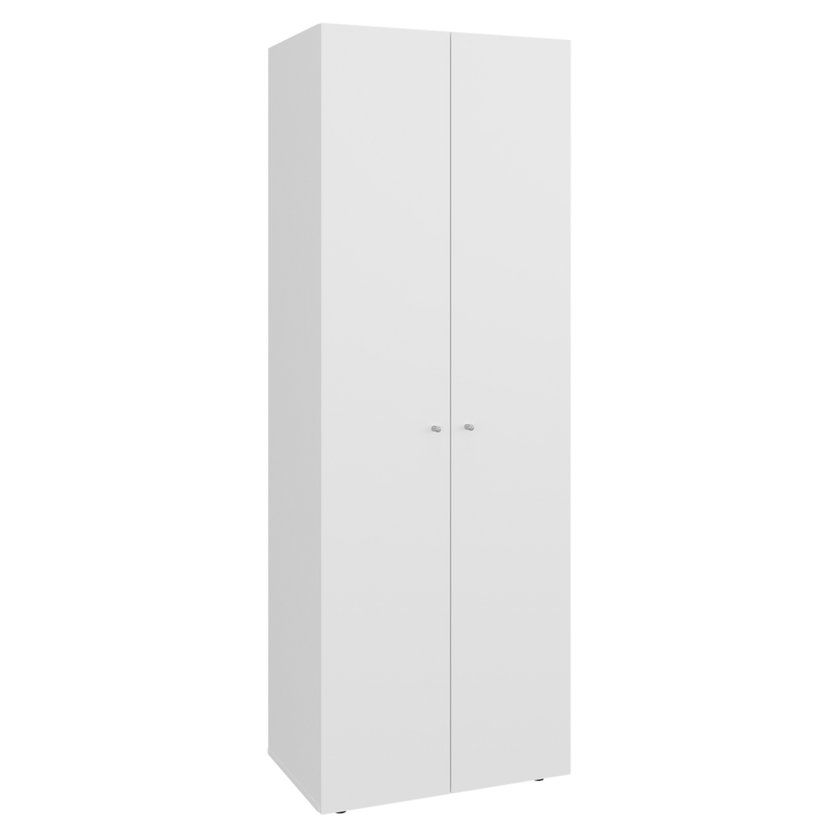 Closet Tuhogar Blanco 60x170cm con Cuatro Compartimientos y con Dos Puertas - CLOSETS | Bylmo