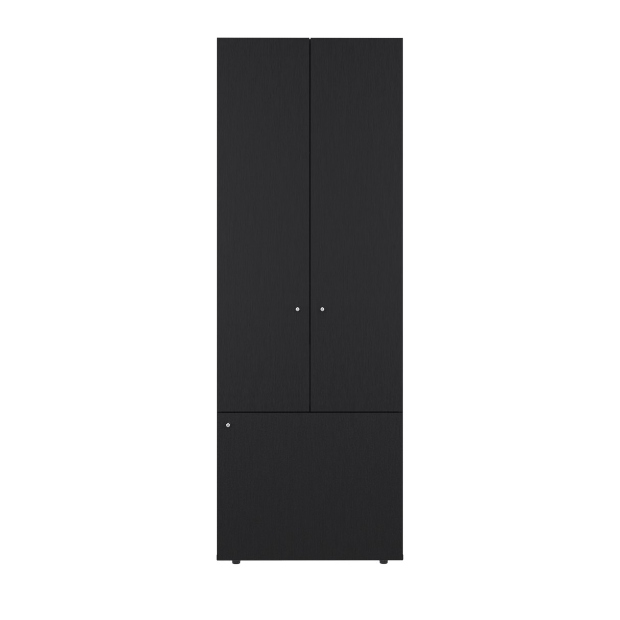 Closet Tuhogar Wengue 60x170cm con Cuatro Compartimientos y con Tres Puertas - CLOSETS | Bylmo