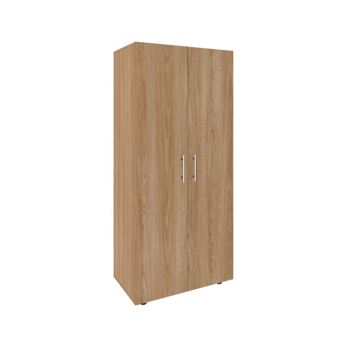 Closet Tera Fresno y Wengue 80x180cm con Seis Compartimientos y con Dos Puertas - CLOSETS | Bylmo