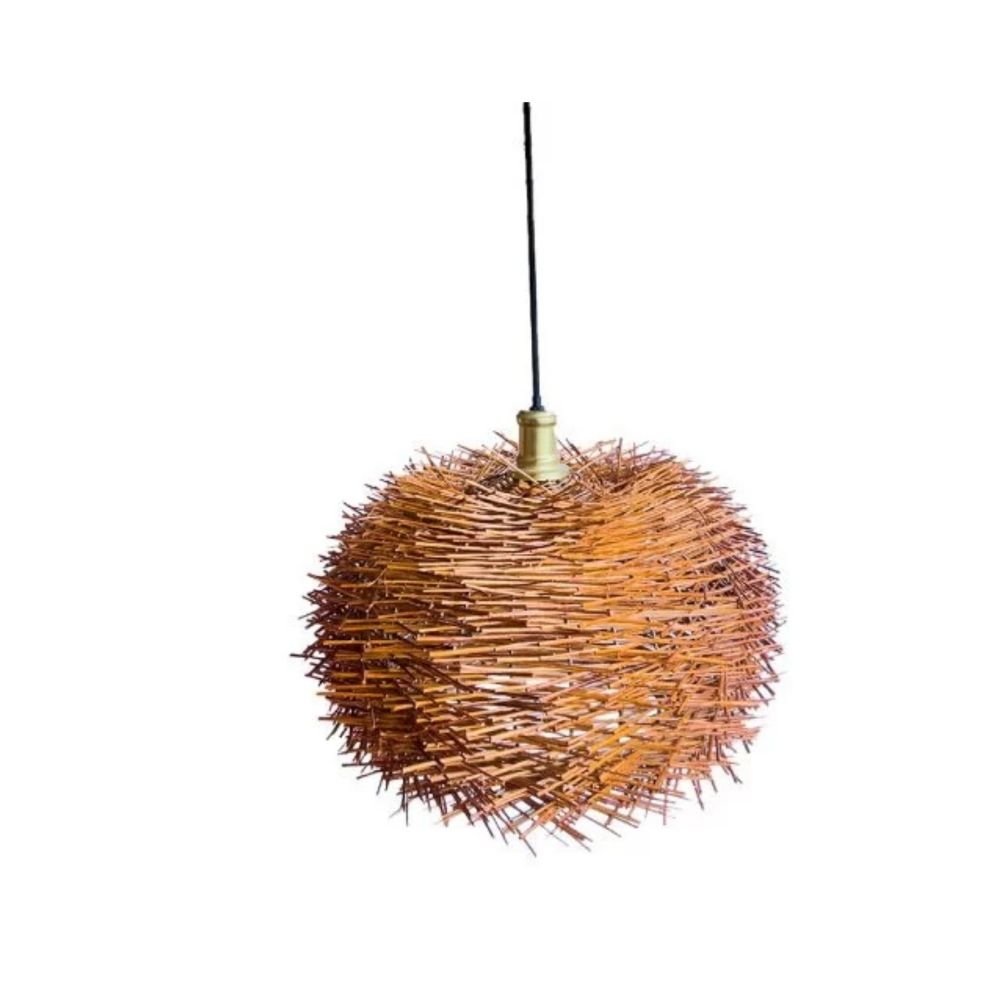 Lámpara de Techo Colgante Gante Marron 45x32cm Ajustable con Bombilla LED - LAMPARAS DE TECHO | Bylmo