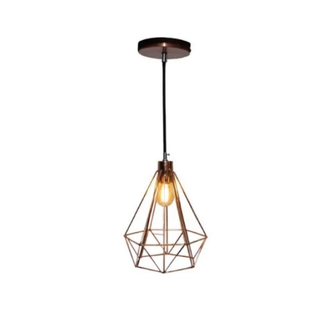 Lámpara de Techo Colgante Breanda Cobre 25x27cm Ajustable con Bombilla LED - LAMPARAS DE TECHO | Bylmo