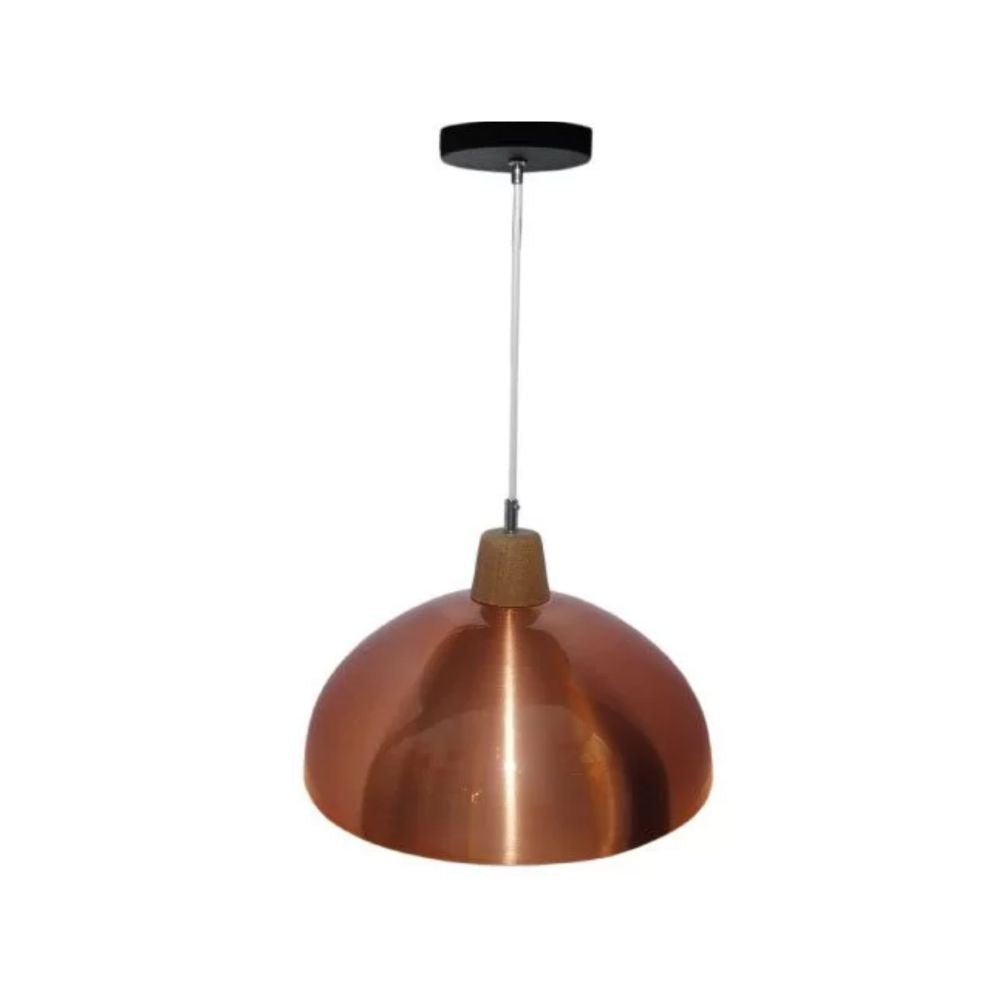 Lámpara de Techo Colgante Menfis Cobre 40x24cm Ajustable con Bombilla LED - LAMPARAS DE TECHO | Bylmo