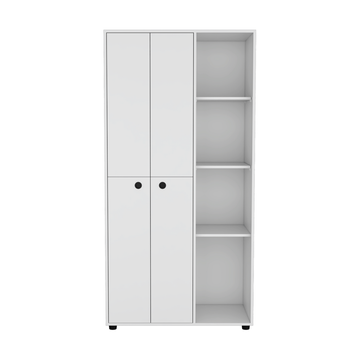 Closet Misuri Blanco 90x182cm con Un Cajón y Siete Compartimientos - CLOSETS | Bylmo