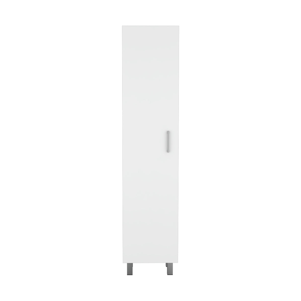 Mueble para Almacenamiento Vintro Blanco 40x180cm con Una Puerta y con Patas - MUEBLES DE ASEO Y ROPAS | Bylmo